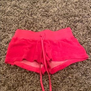 Pink Hardtail Terry Cloth Shorts Kids 7-14 Size Lg